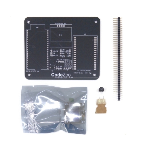 CodeZoo LTE-CatM1 전용 ESP32 IoT 프로토타이핑 키트 / PCB + 조립구성품 CodeZoo LTE-CatM1 전용 ESP32 IoT 프로토타이핑 키트 / PCB + 조립구성품